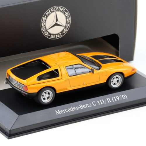 1:43 Minichamps Mercedes C111 /II Coupe 1970 orange/black DEALER VERSION