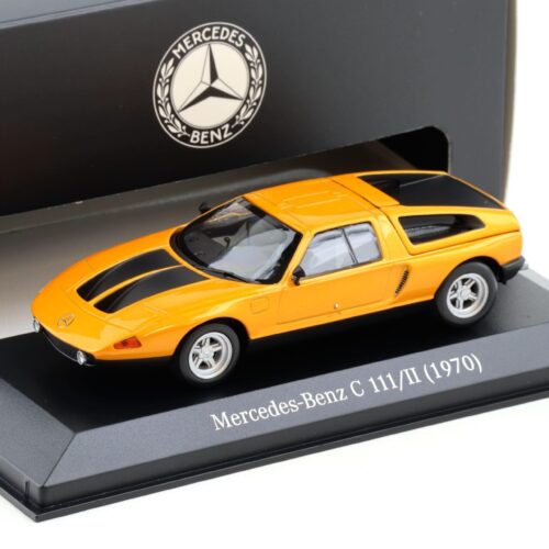 1:43 Minichamps Mercedes C111 /II Coupe 1970 orange/black DEALER VERSION