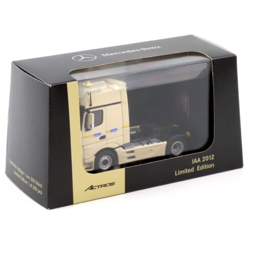 1:50 NZG Mercedes Actros TAXI IAA 2012 beige Limited DEALER VERSION