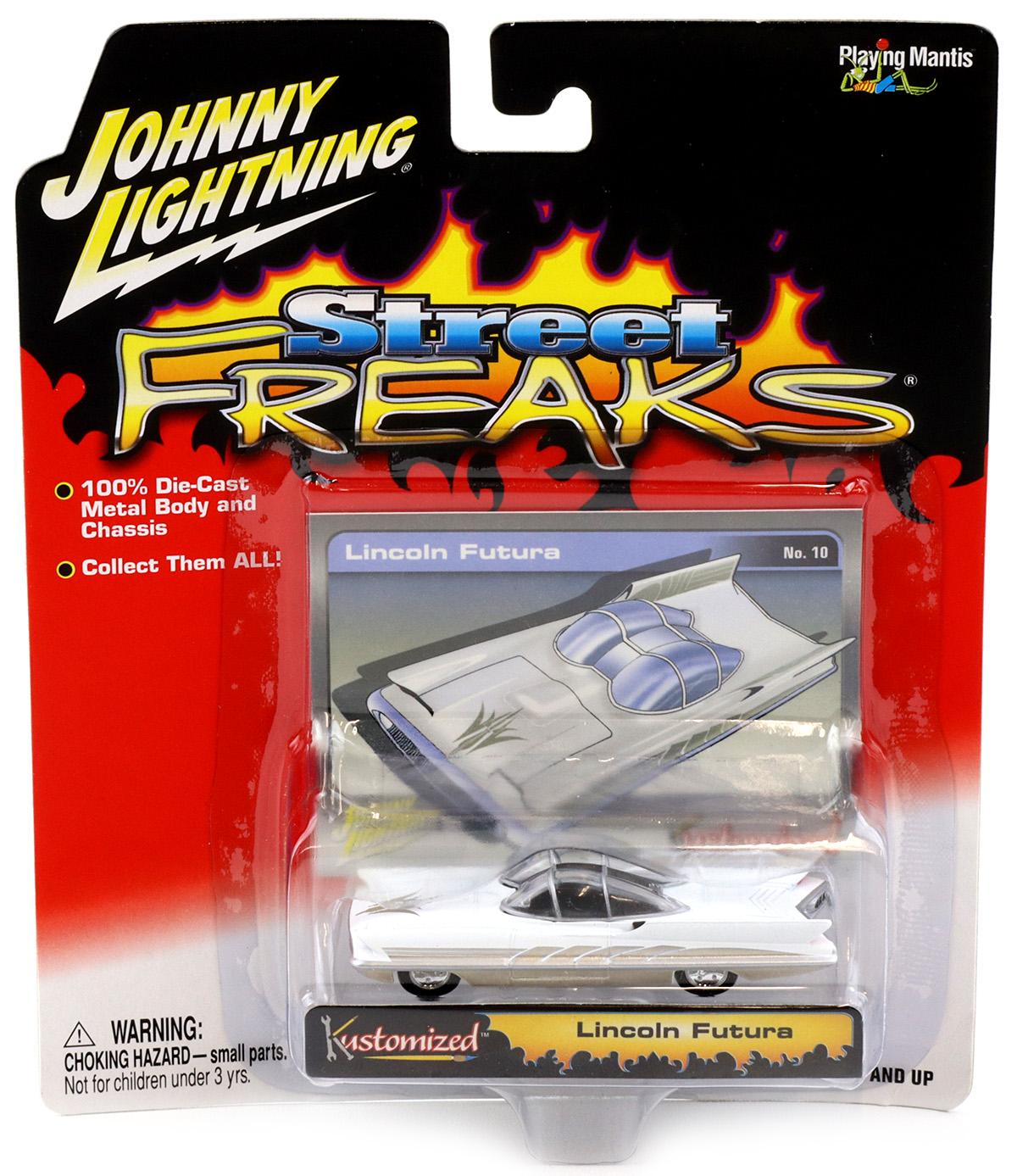 1:64 Johnny Lightning Lincoln Future white Street Freaks