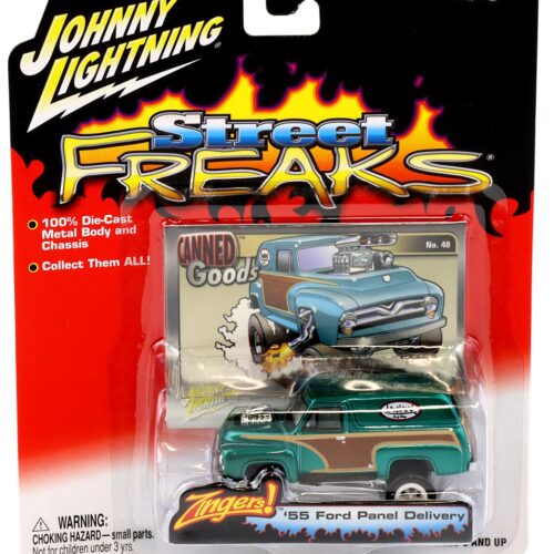 1:64 Johnny Lightning '55 Ford Panel Delivery green metallic Street Freaks
