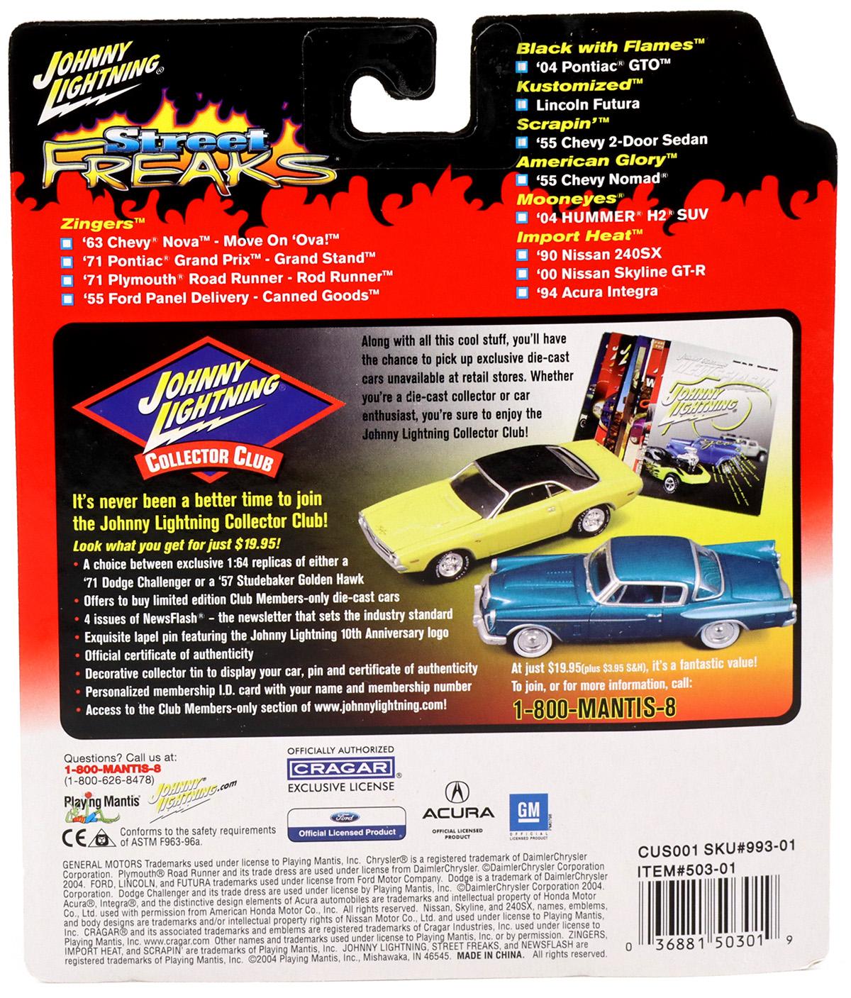 1:64 Johnny Lightning '55 Ford Panel Delivery green metallic Street Freaks