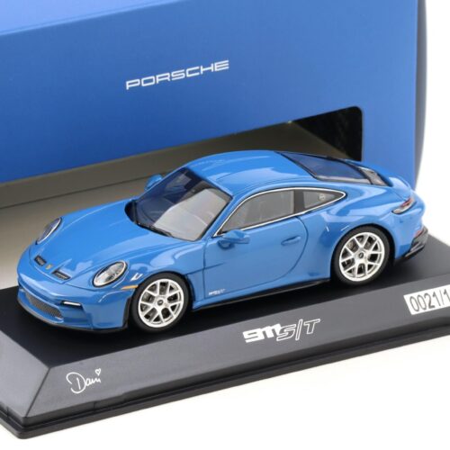 1:43 Spark Porsche 911 992 S/T Sonderwunsch Dani blue WAP DEALER