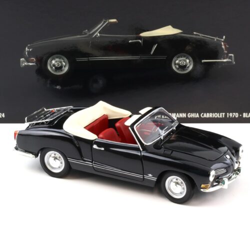 1:24 Minichamps VW Karmann Ghia Cabriolet black 1970