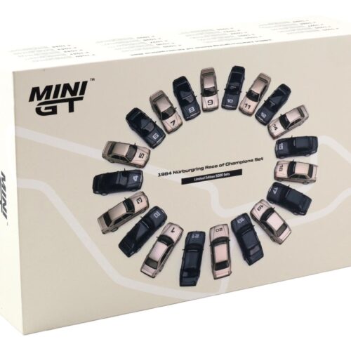 1:64 TSM Mini GT 1984 Nürburgring Race of Champions Set 20 pcs. Mercedes 190E
