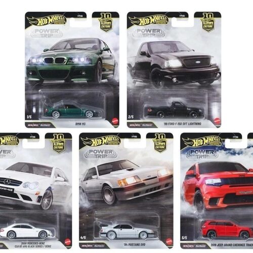 1:64 Hot Wheels Premium 2026 Power Trip Pack 5 pcs. 976R Ford, BMW