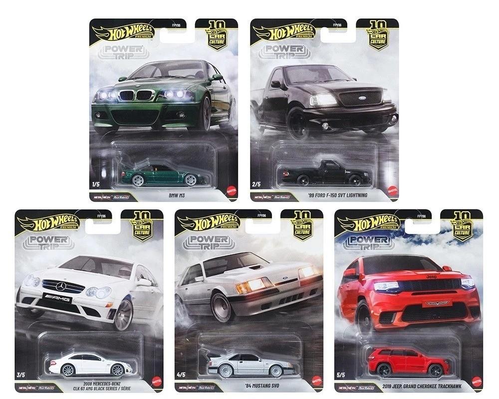 1:64 Hot Wheels Premium 2026 Power Trip Pack 5 pcs. 976R Ford, BMW