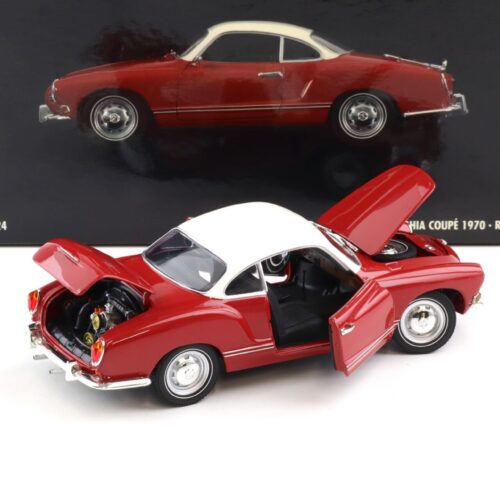 1:24 Minichamps VW Karmann Ghia Coupe red/ white 1970