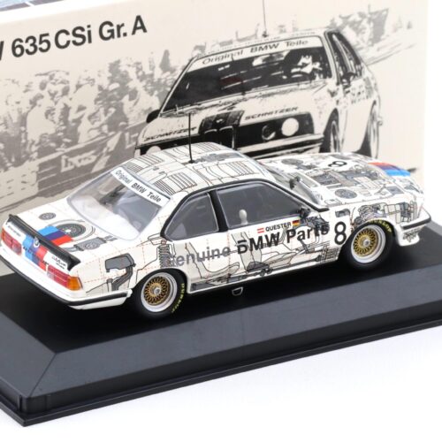 1:43 Minichamps BMW 635 CSI GR.A #8 Stuck/ Quester DEALER VERSION