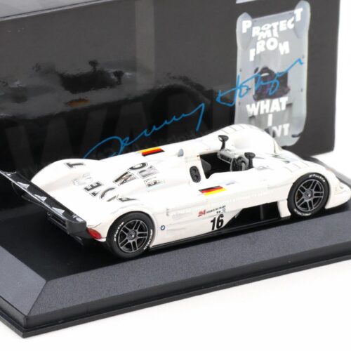 1:43 Minichamps BMW V12 LMR 1999 Jenny Holzer Art Car DEALER VERSION