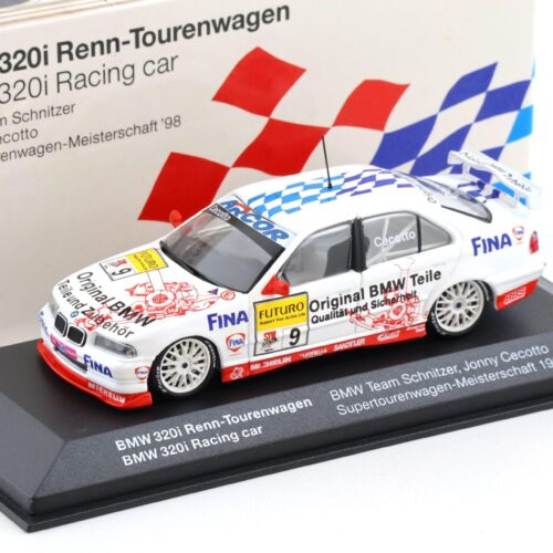 1:43 Minichamps BMW 320i E36 STW 1998 Cecotto #9 Team Schnitzer DEALER VERSION