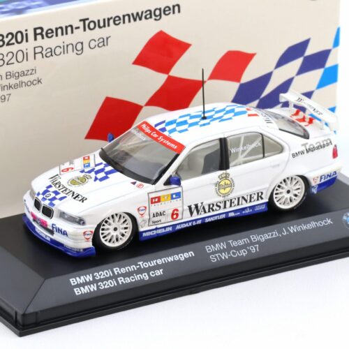 1:43 Minichamps BMW 320i E36 STW 1997 Winkelhock #6 Team Bigazzi DEALER VERSION