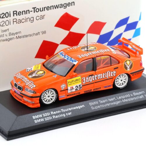 1:43 Minichamps BMW 320i E36 STW 1998 v. Leopold #25 Team Isert DEALER VERSION