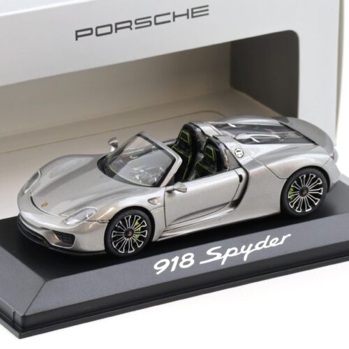 1:43 Minichamps Porsche 918 Spyder Production Car 2013 grey WAP DEALER