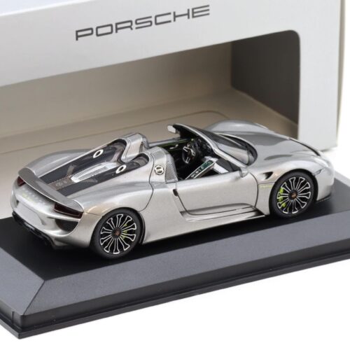 1:43 Minichamps Porsche 918 Spyder Production Car 2013 grey WAP DEALER