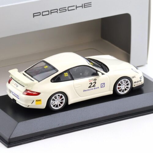 1:43 Minichamps Porsche 911 997 GT3 #22 CUP Presentation white WAP DEALER