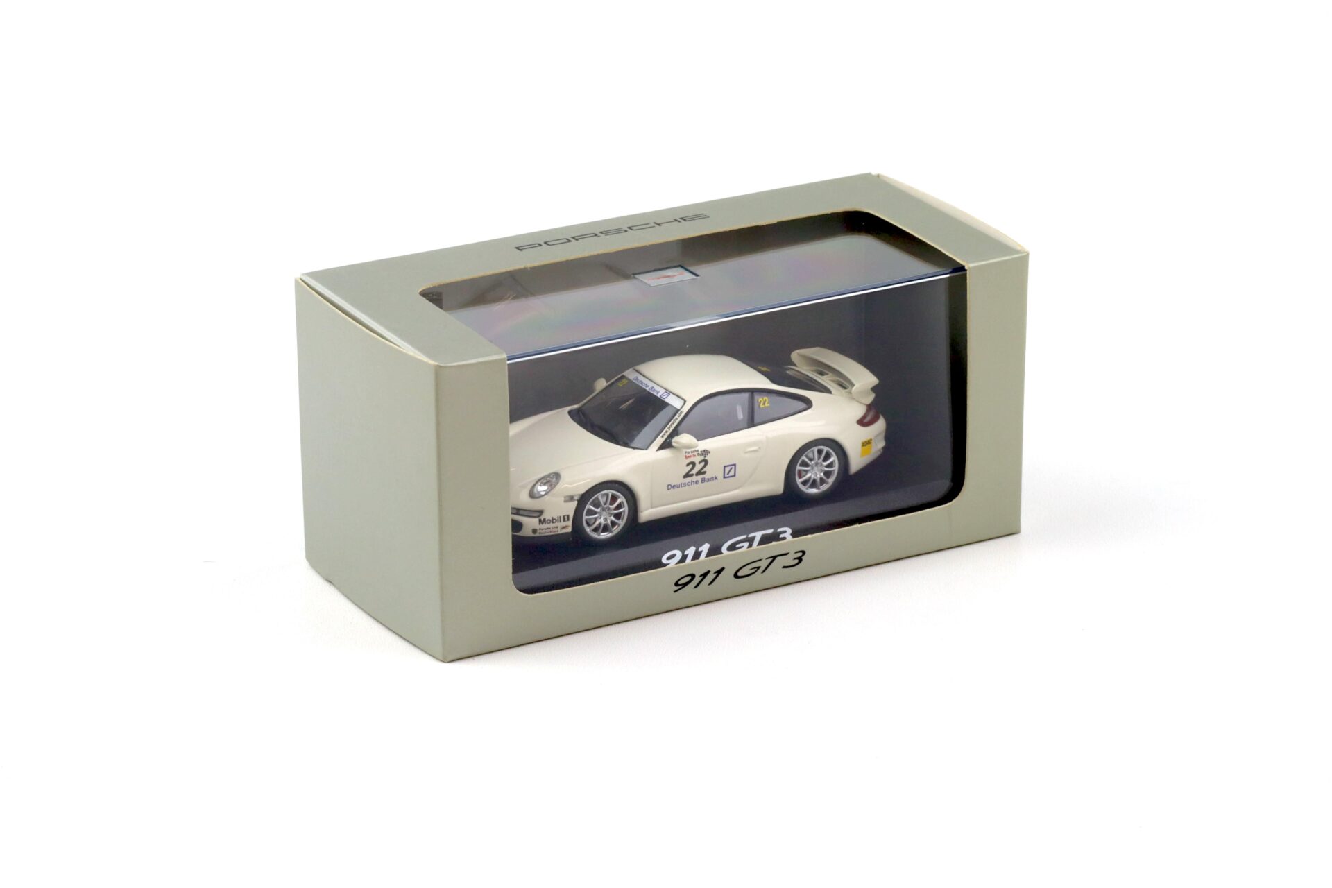 1:43 Minichamps Porsche 911 997 GT3 #22 CUP Presentation white WAP DEALER
