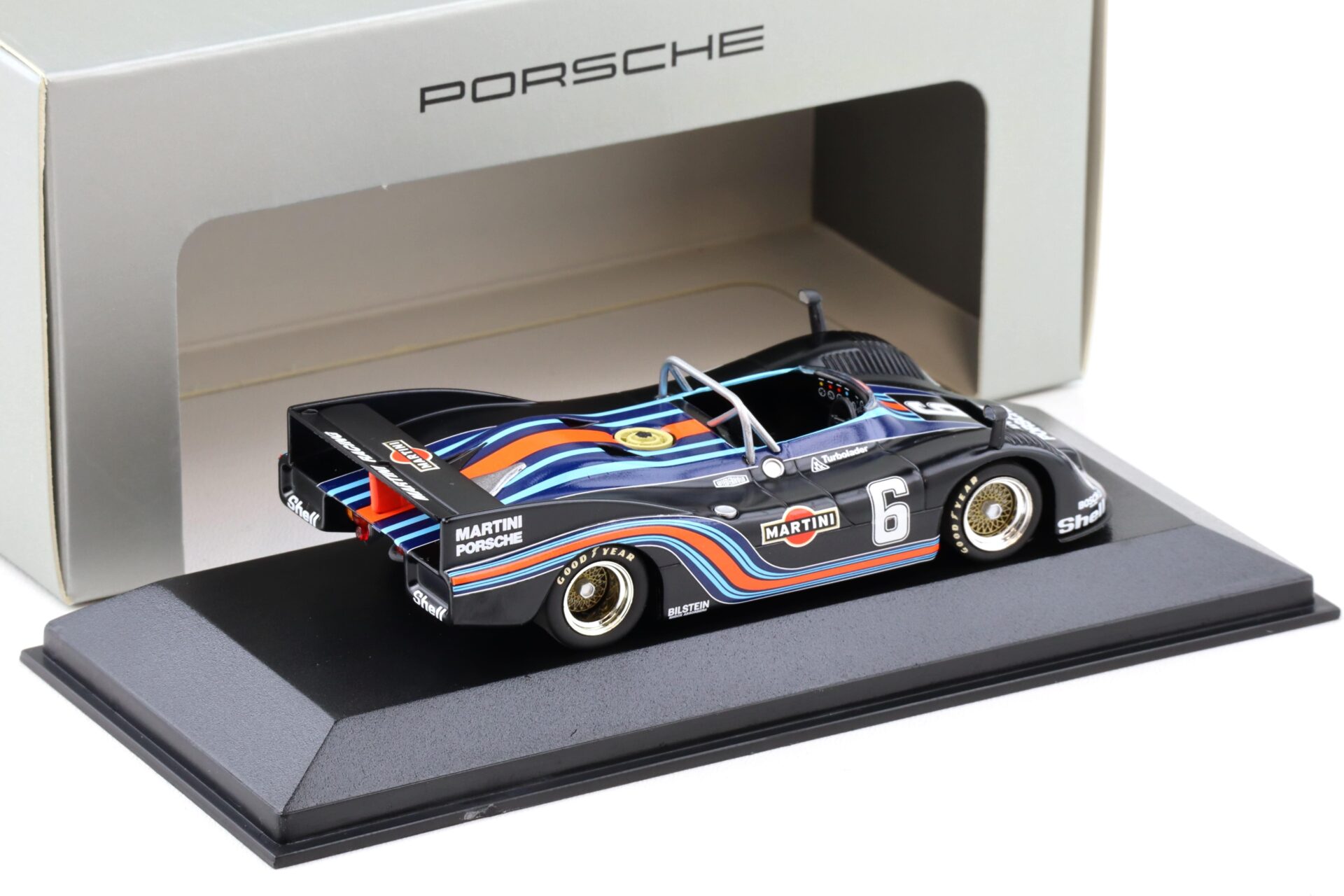 1:43 Minichamps Porsche 936/76 Schwarze Witwe #6 Martini WAP DEALER