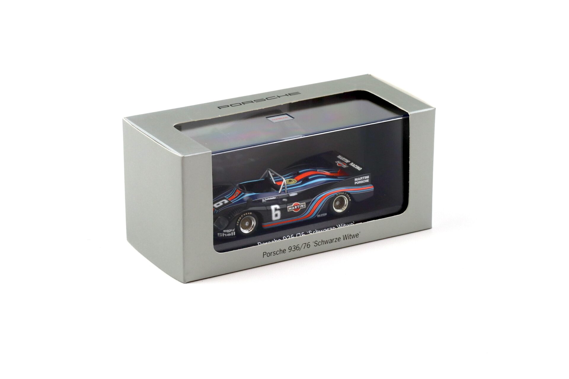 1:43 Minichamps Porsche 936/76 Schwarze Witwe #6 Martini WAP DEALER