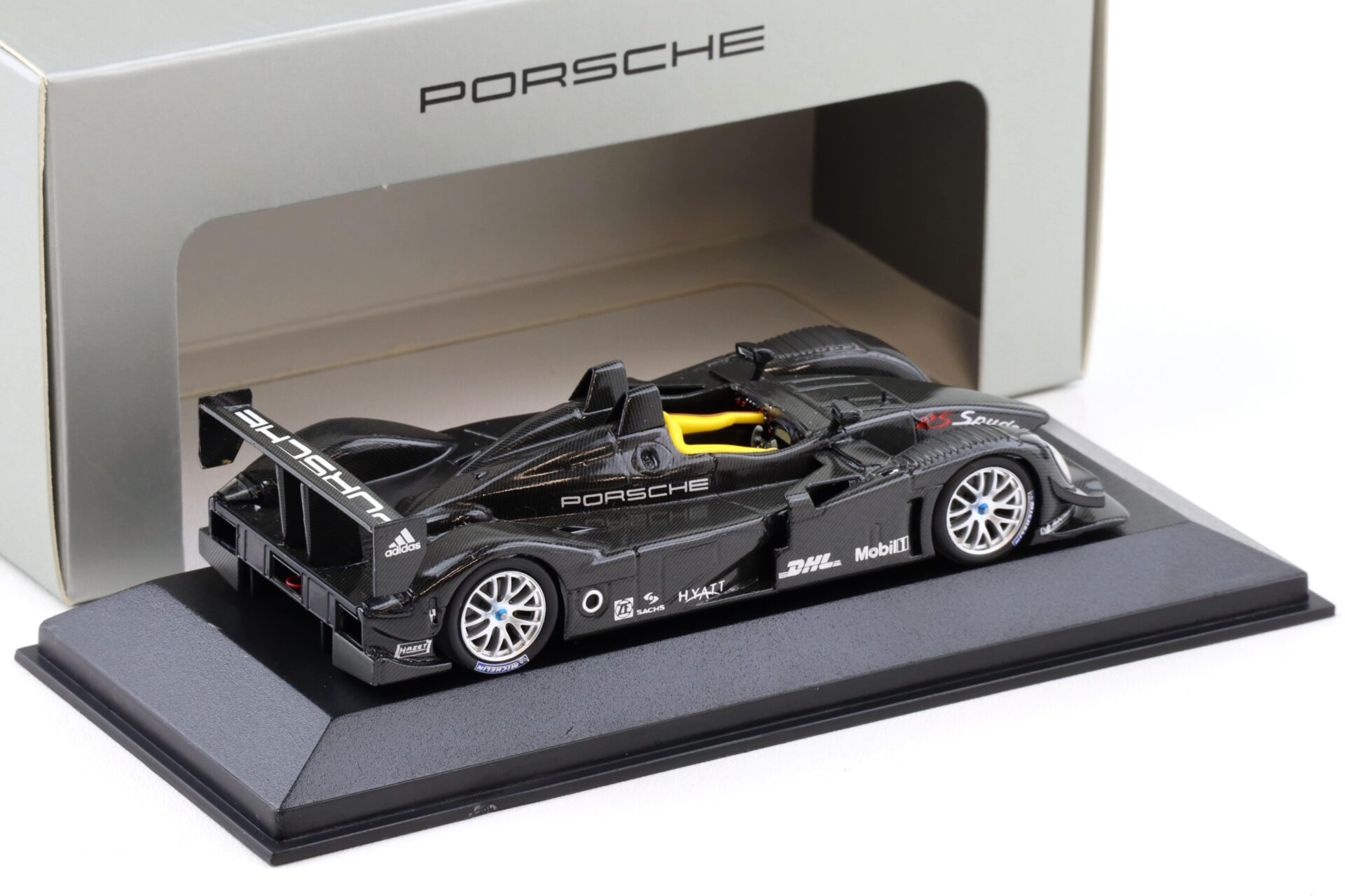 1:43 Minichamps Porsche RS Spyder full Carbon black Lauch WAP DEALER