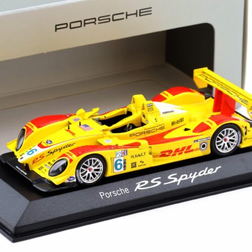 1:43 Minichamps Porsche RS Spyder #6 DHL yellow WAP DEALER