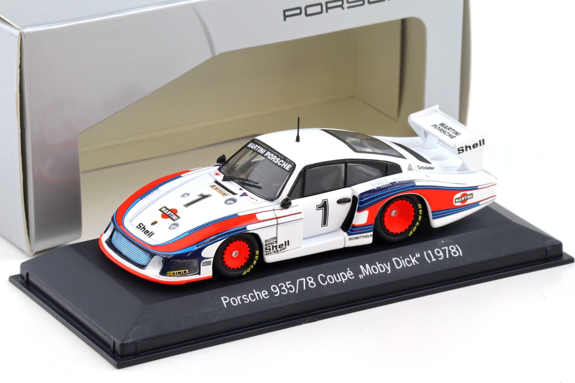 1:43 Minichamps Porsche 935/78 Coupe Moby Dick 1978 Martini #1 WAP DEALER