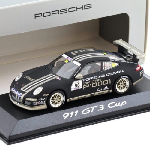 1:43 Minichamps Porsche 911 997 GT3 CUP VIP CAR #88 black WAP DEALER