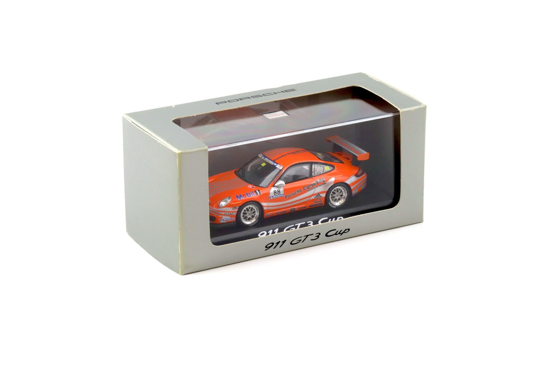1:43 Minichamps Porsche 911 997 GT3 CUP #88 Porsche Consulting orange WAP DEALER