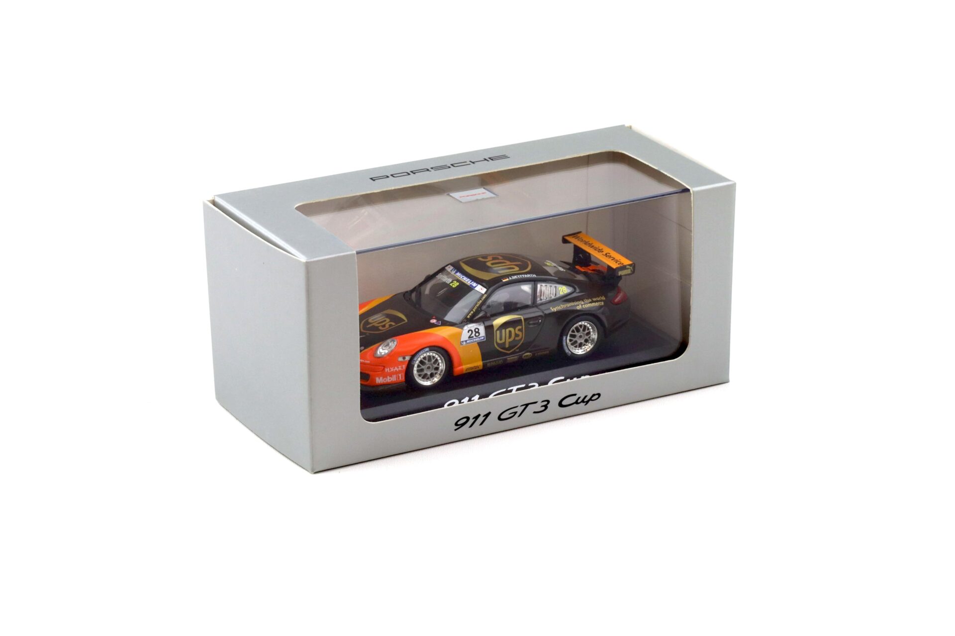1:43 Minichamps Porsche 911 997 GT3 CUP #28 UPS J.Seyffarth WAP DEALER