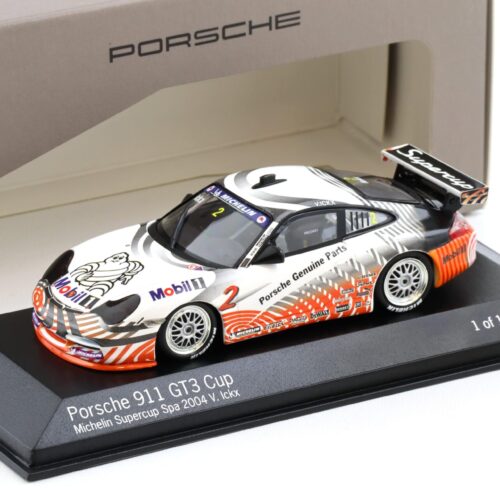 1:43 Minichamps Porsche 911 996 GT3 Cup Michelin Supercup Spa 2004 V.Ichk #2 WAP DEALER