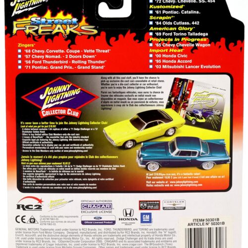 1:64 Johnny Lightning Honda Accord '95 Custom blue/ black Street Freaks