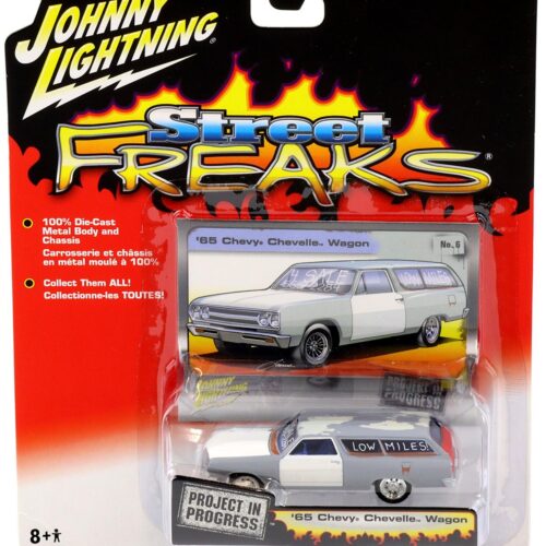 1:64 Johnny Lightning '65 Chevy Chevelle Wagon grey/ white Street Freaks
