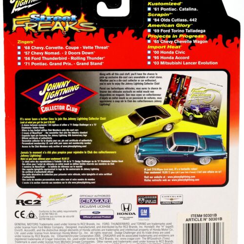 1:64 Johnny Lightning '65 Chevy Chevelle Wagon grey/ white Street Freaks