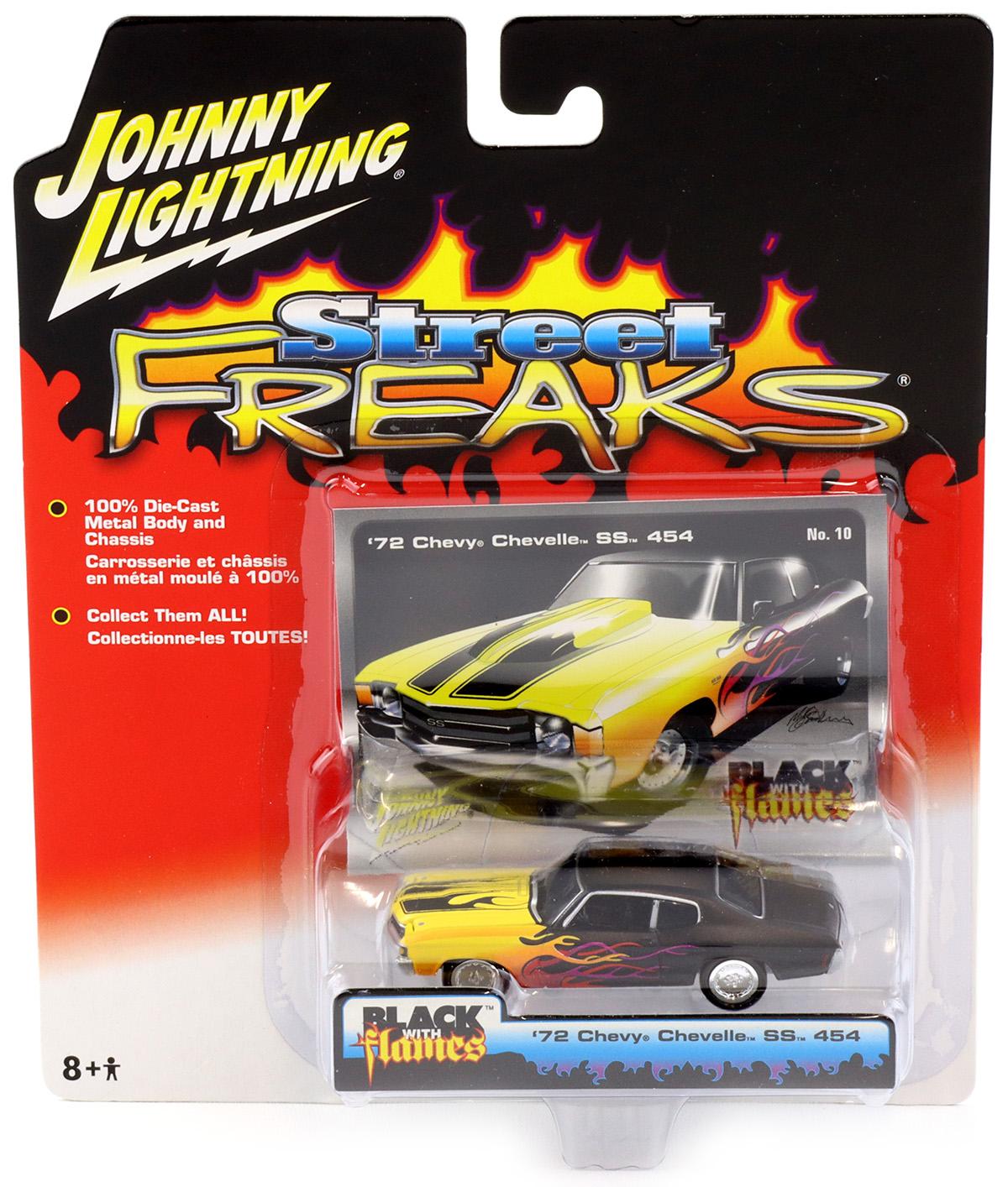 1:64 Johnny Lightning '72 Chevy Chevelle SS 454 yellow/ black Street Freaks