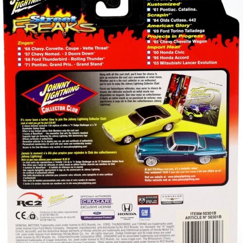 1:64 Johnny Lightning '61 Pontiac Catalina red Street Freaks