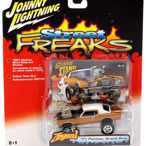 1:64 Johnny Lightning '71 Pontiac Grand Prix brown/ white metallic Street Freaks