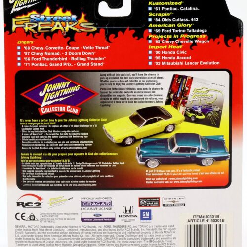 1:64 Johnny Lightning '71 Pontiac Grand Prix brown/ white metallic Street Freaks