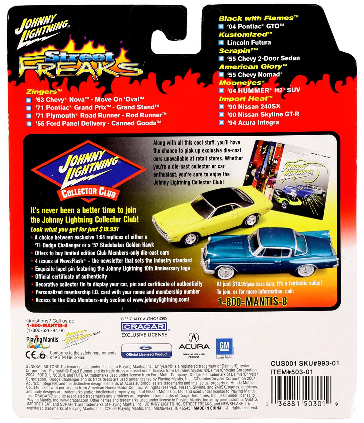 1:64 Johnny Lightning 71' Pontiac green metallic Grand Prix Street Freaks