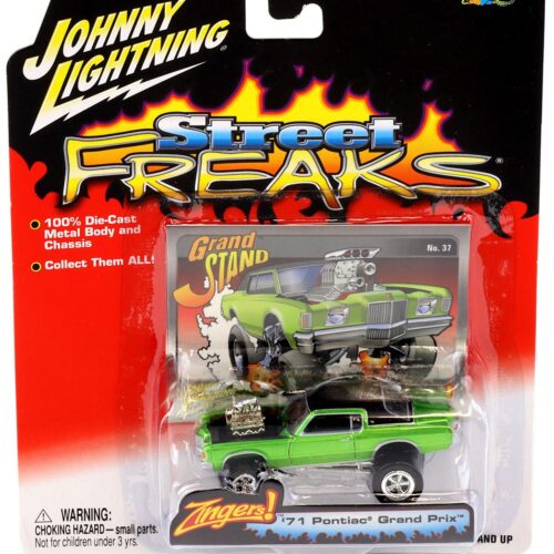 1:64 Johnny Lightning 71' Pontiac green metallic Grand Prix Street Freaks