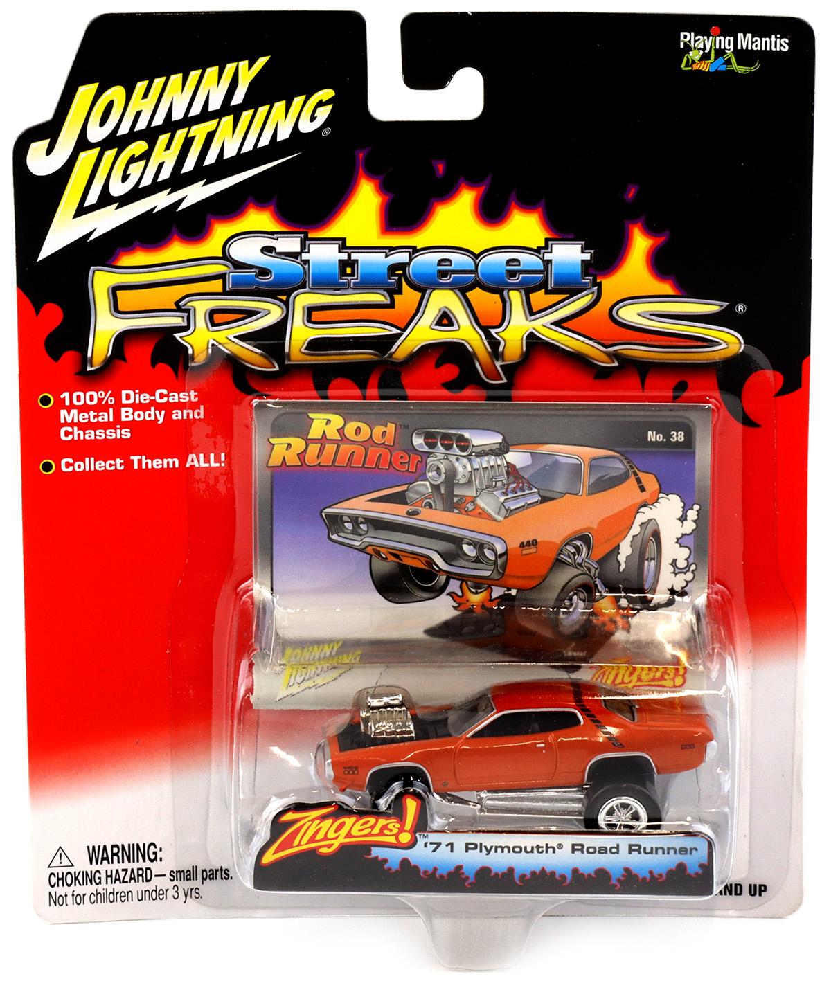 1:64 Johnny Lightning '71 Plymouth Road Runner brown Street Freaks