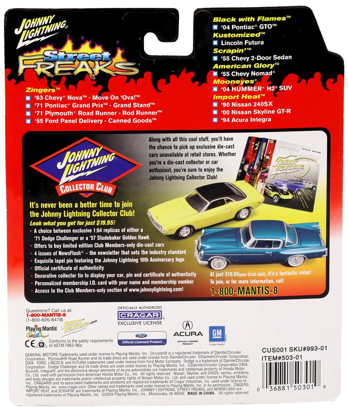 1:64 Johnny Lightning '71 Plymouth Road Runner brown Street Freaks