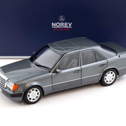 1:18 Norev Mercedes 500 E W124 5.0 V8 Limousine 1990 pearl grey metallic