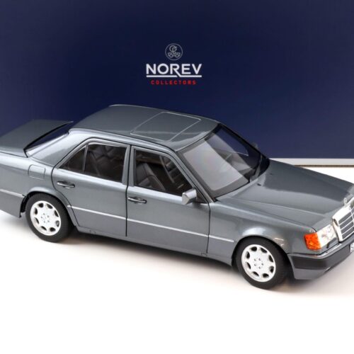 1:18 Norev Mercedes 500 E W124 5.0 V8 Limousine 1990 pearl grey metallic