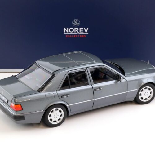 1:18 Norev Mercedes 500 E W124 5.0 V8 Limousine 1990 pearl grey metallic