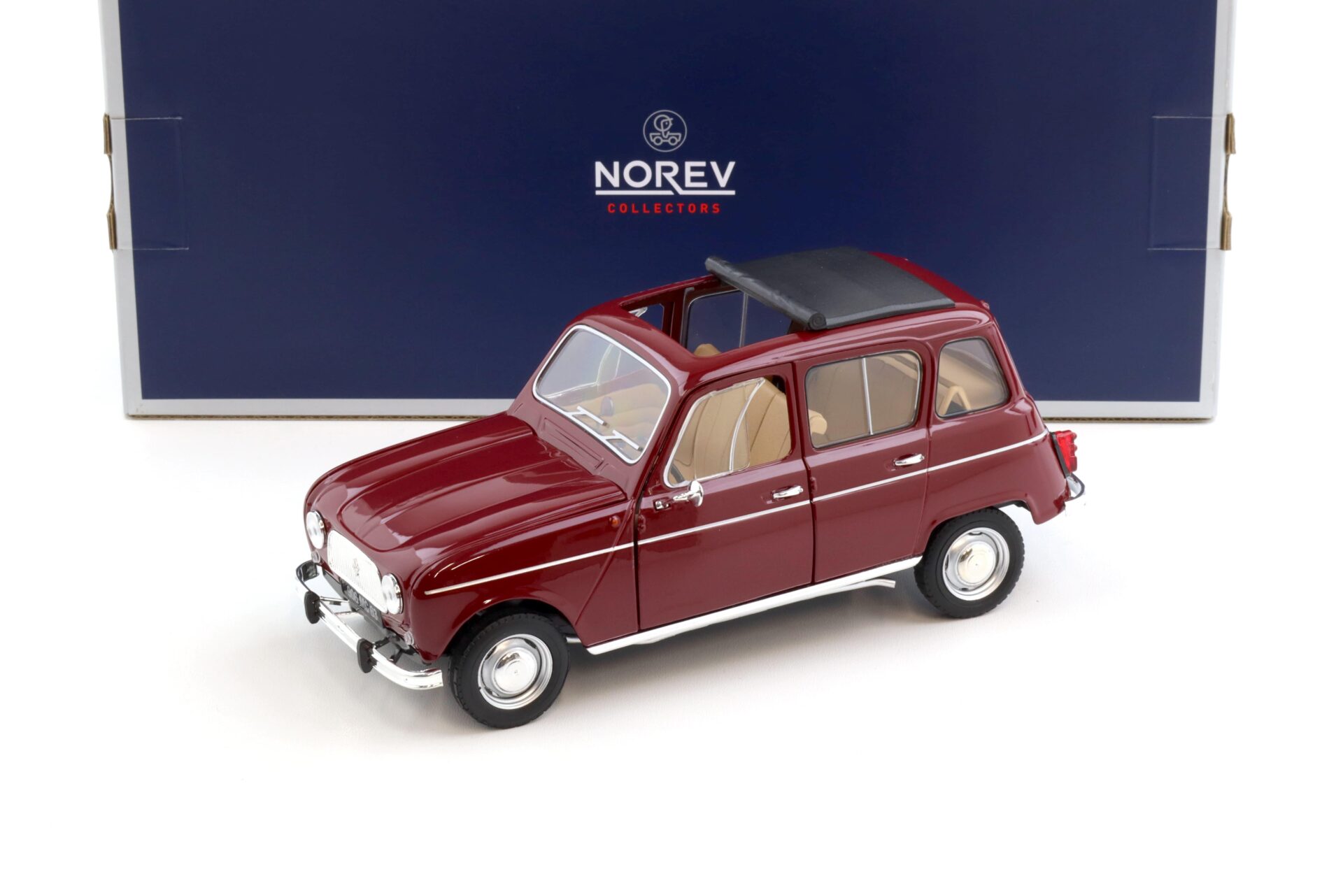 1:18 Norev Renault 4 L R4 dark red 1966