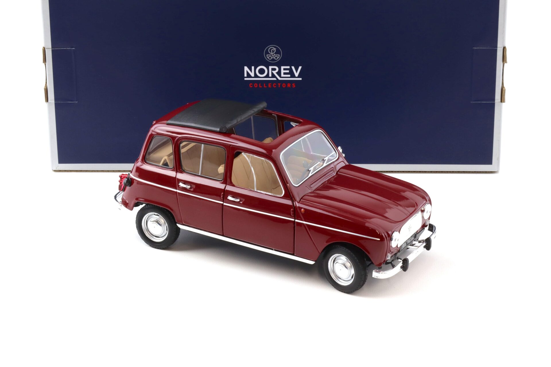 1:18 Norev Renault 4 L R4 dark red 1966
