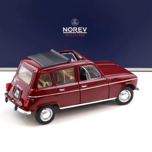 1:18 Norev Renault 4 L R4 dark red 1966