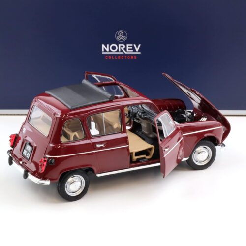 1:18 Norev Renault 4 L R4 dark red 1966