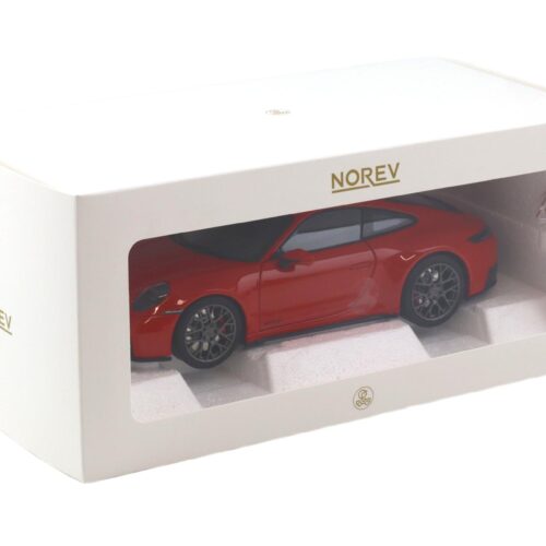 1:18 Norev Porsche 911 992.2 Carrera 4 GTS Coupe 2024 Guards red