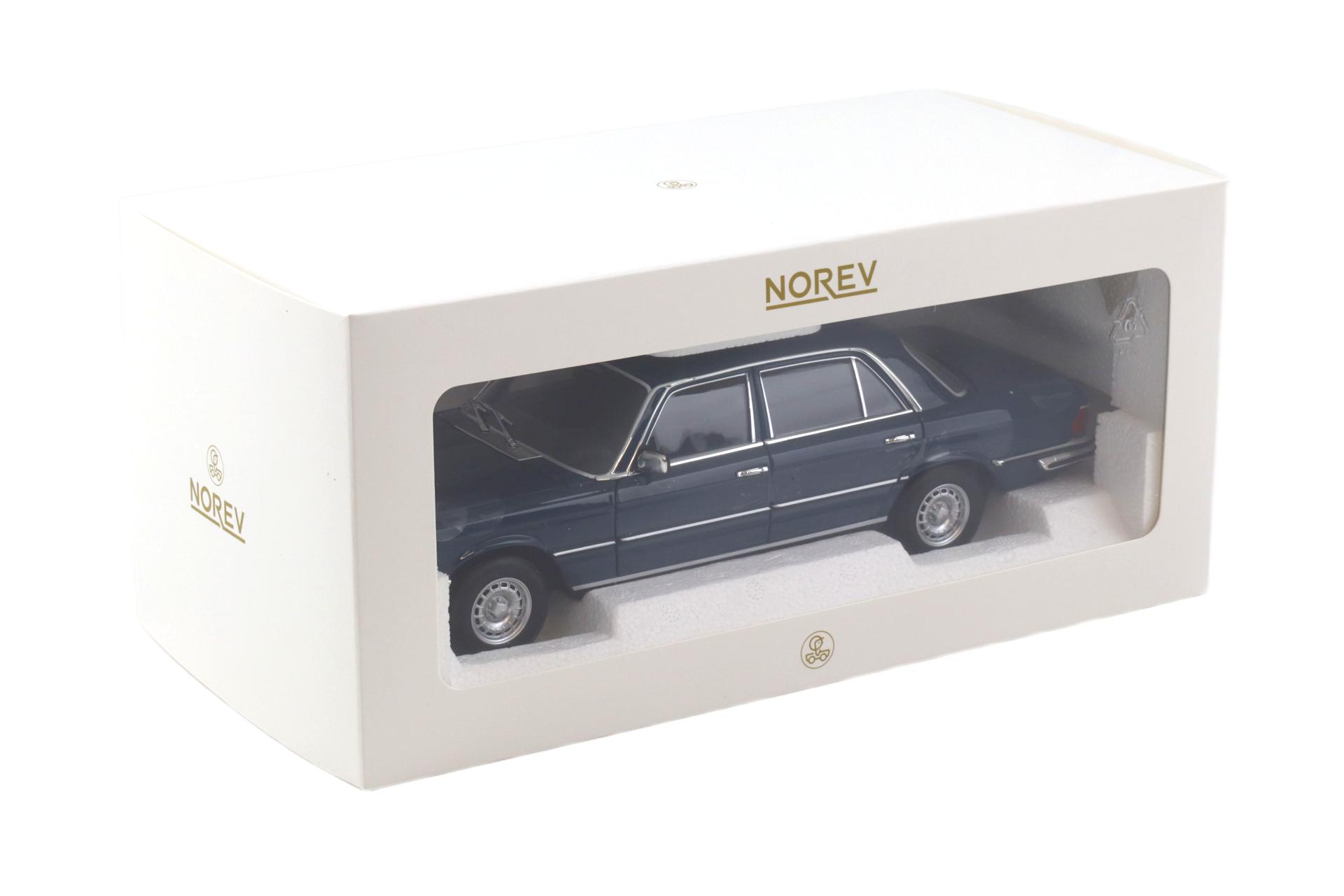 1:18 Norev Mercedes 350 SEL W116 Limousine 1979 Hansa blue
